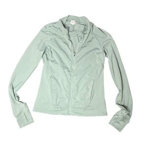 Yogalicious Lux Momentum Jacket Womens Full Zip Athletic‎ Sage Green Small